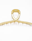 Golden 'Arc' Metal Claw Clips