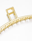 Minimalist Arc Metal Claw Clips