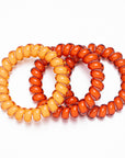 Pumpkin - Large Hair Ties (Set of 3)