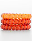 Pumpkin - Large Hair Ties (Set of 3)